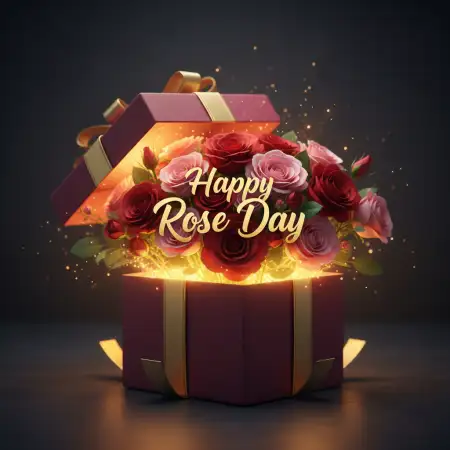 Happy Rose Day Rose Bouquet Hd - Free Happy Rose Day Wishes Download