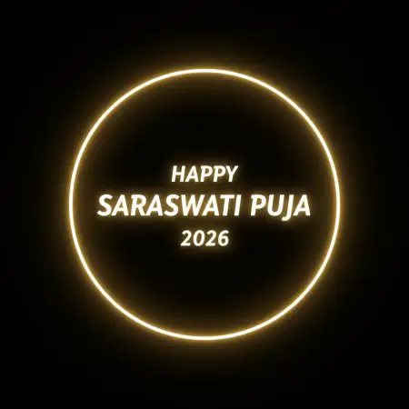 Free Happy Saraswati Puja 2026 Festival Creatives Background Download