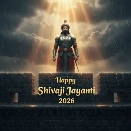 Free Happy Shivaji Jayanti 2026 Ai Poster Design Background Download