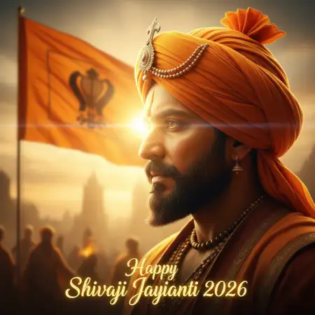 Free Happy Shivaji Jayanti 2026 Banner Background Hd Background Download