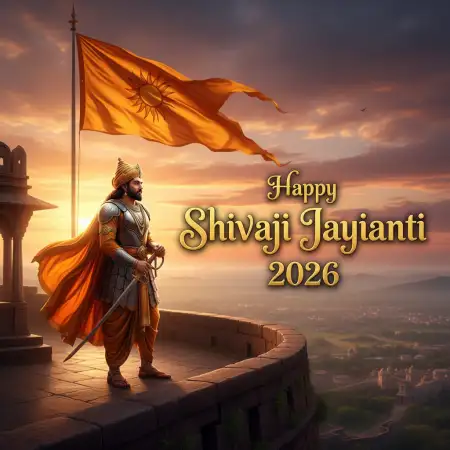 Free Happy Shivaji Jayanti 2026 Banner Design Background Download