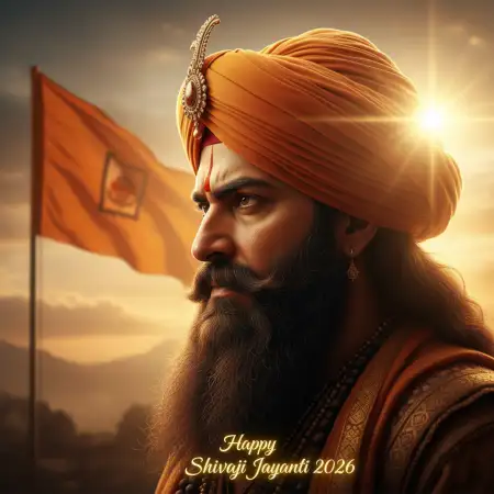 Free Happy Shivaji Jayanti 2026 Creative Hd Wallpaper Background Download