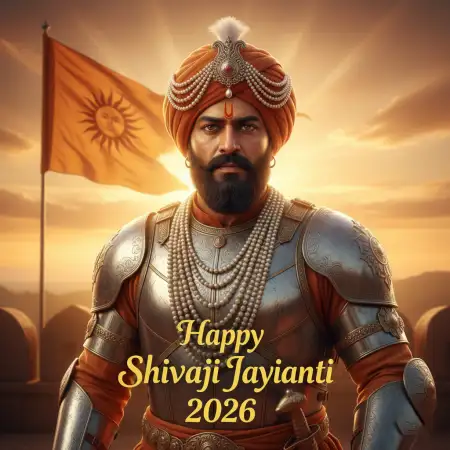 happy shivaji jayanti 2026 flex banner design