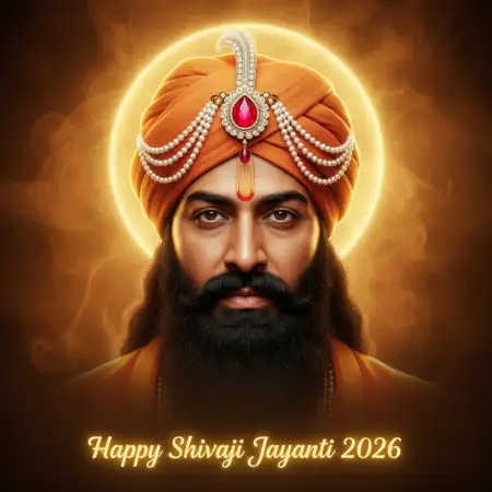 Free Happy Shivaji Jayanti 2026 Inspirational Quotes Background Download