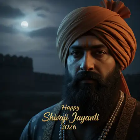 Free Happy Shivaji Jayanti 2026 Instagram Caption Background Download