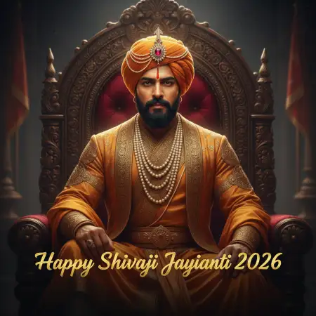 Free Happy Shivaji Jayanti 2026 Png Transparent Background Download