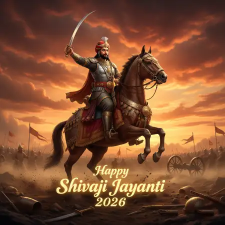 Free Happy Shivaji Jayanti 2026 Royal Poster Background Download