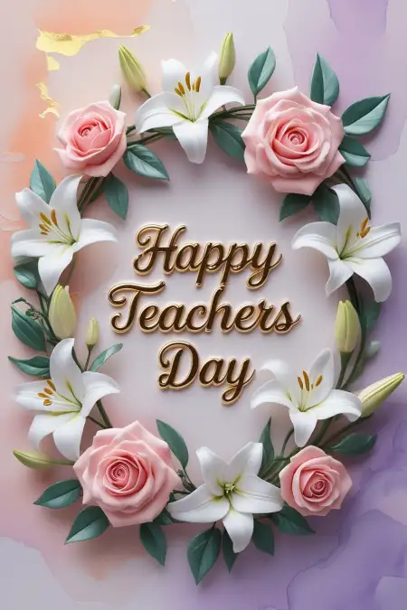 Happy Teachers Day 2025 Certificate Template - Free Happy Teachers Day 2025 Download