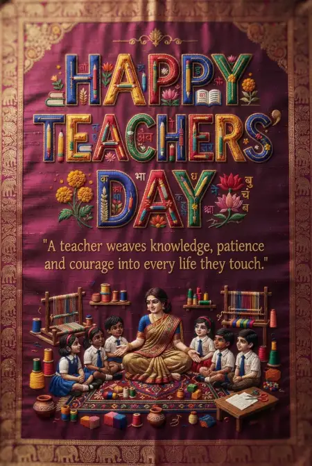 Happy Teachers Day 2026 Greetings India - Free Teachers Day India 2026 Download