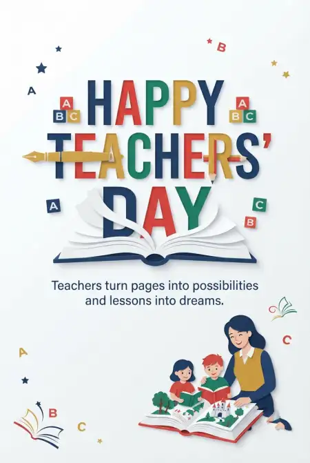 Happy Teachers Day 2026 Quotes In English - Free Teachers Day India 2026 Download