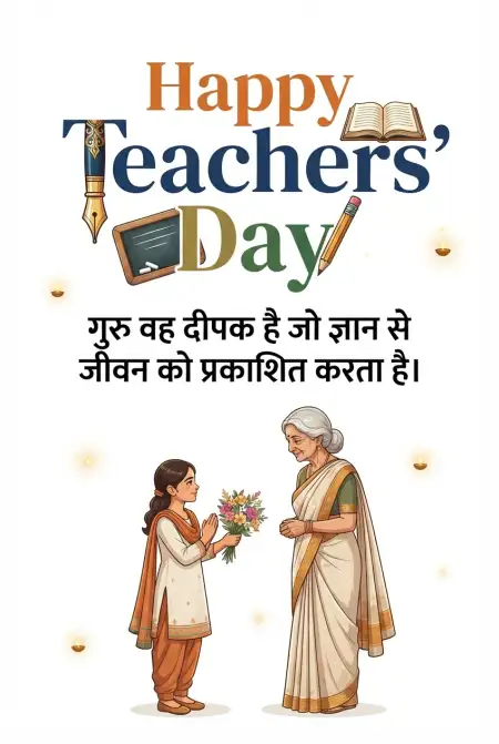Happy Teachers Day 2026 Quotes In Hindi - Free Teachers Day India 2026 Download