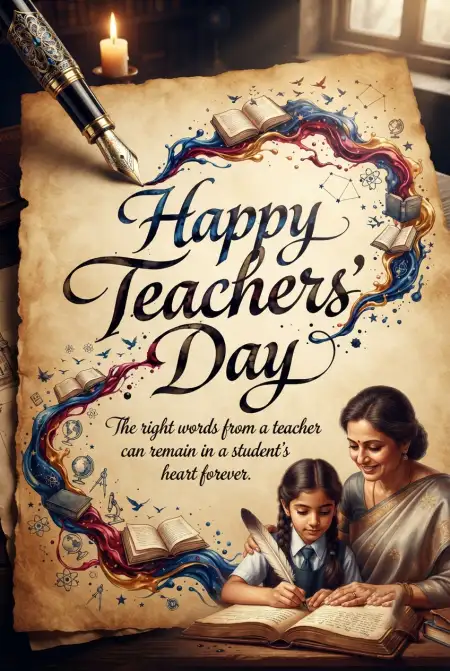 Happy Teachers Day 2026 Wishes For Favorite Teacher - Free Teachers Day India 2026 Download
