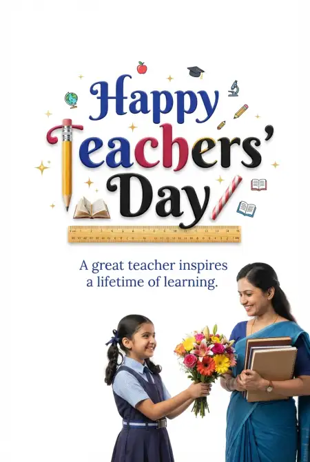 Happy Teachers Day 2026 Wishes In Hindi - Free Teachers Day India 2026 Download