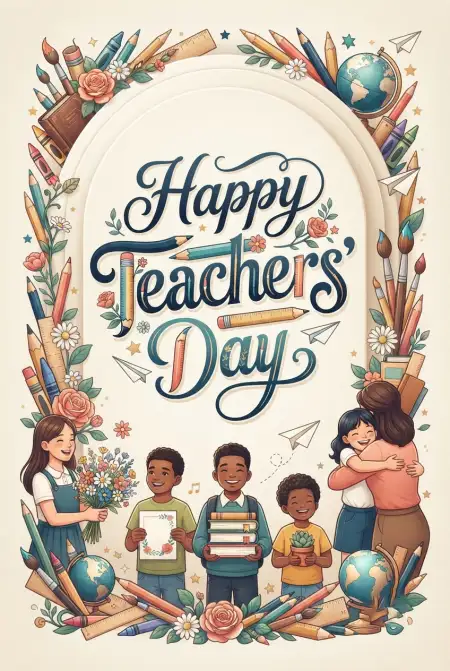 Free Happy Teachers Day Cards For Facebook Image Download