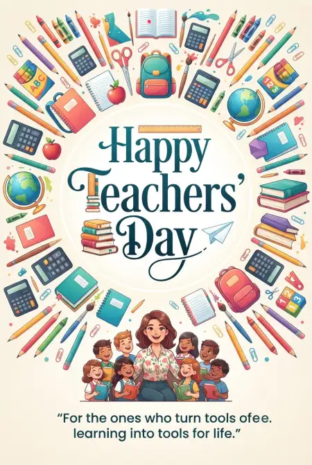 Free Happy Teachers Day Cards For Whatsapp Sharing Image Download