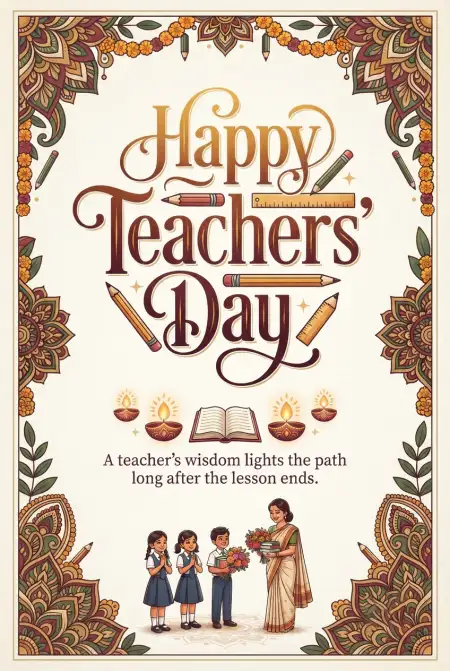 Free Happy Teachers Day Cards Image Download