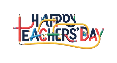 Happy Teachers Day Creative Text Png - Free Teachers Day Png Download