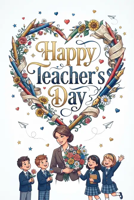 Free Happy Teachers Day Greeting Card Free Download Image Download