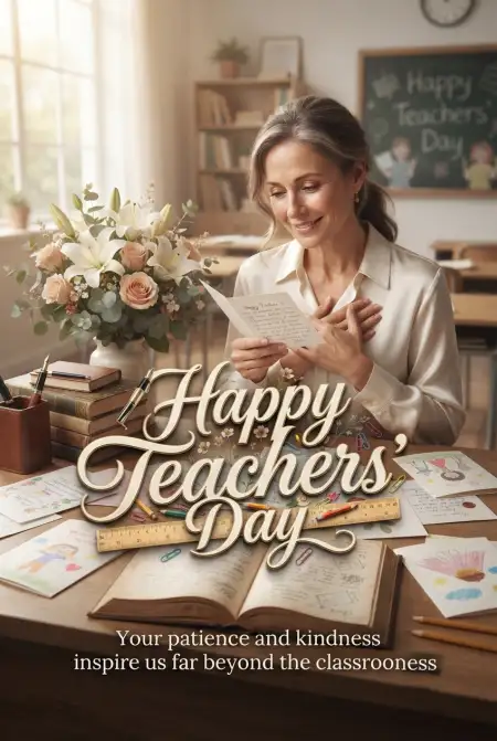 Free Happy Teachers Day Greeting Cards For Instagram Post Image Download