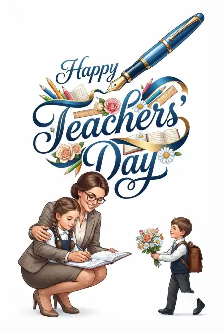 Free Happy Teachers Day Greetings For Facebook Image Download