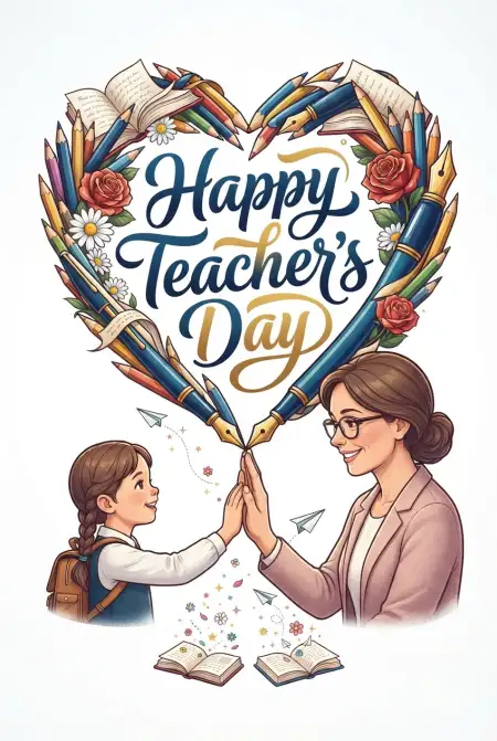 Free Happy Teachers Day Greetings For Instagram Post Image Download