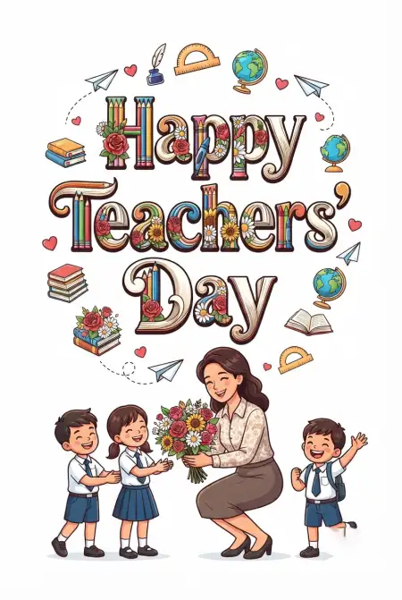 Free Happy Teachers Day Greetings For Whatsapp Image Download