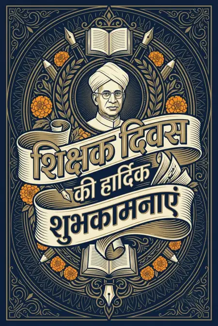 Happy Teachers Day Hindi Wishes For Social Media - Free Teachers Day Wishes In Hindi Download
