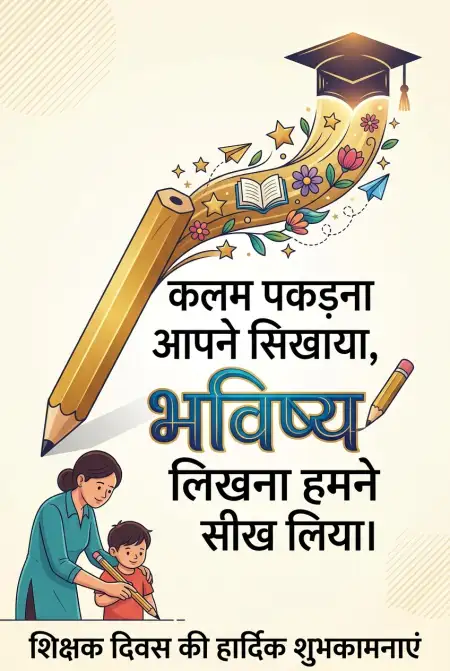 Happy Teachers Day Images In Hindi For Whatsapp - Free Teachers Day Wishes In Hindi Download