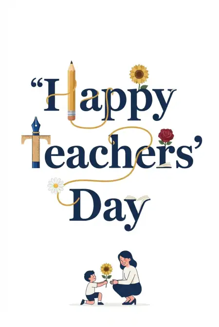 Free Happy Teachers Day Inspirational Quotes Image Download