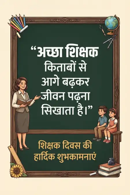 Happy Teachers Day Message In Hindi - Free Teachers Day Wishes In Hindi Download