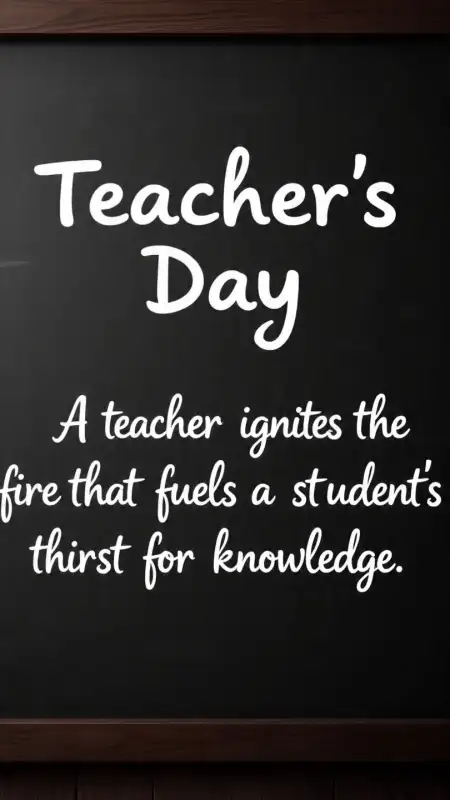 Happy Teachers Day Quotes With Chalkboard Design - Free Teachers Day Quotes Download