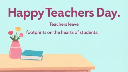 Happy Teachers Day WhatsApp Greeting Message With Image - Free Happy Teachers Day Download