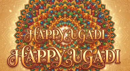 Free Happy Ugadi Banner Design Background Image Download
