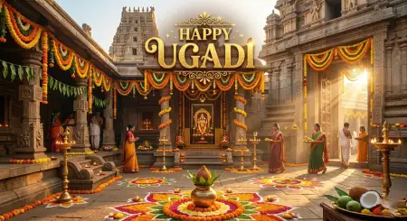 Free Happy Ugadi Facebook Post Images Background Image Download