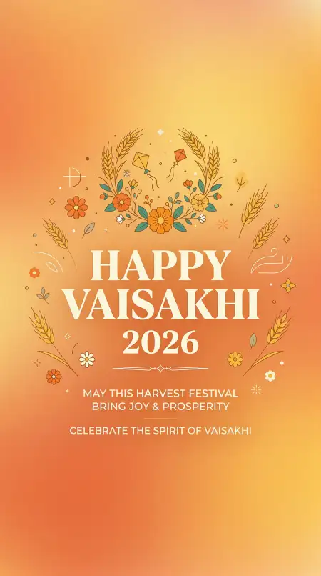 Happy Vaisakhi 2026 Festival Messages - Free Happy Vaisakhi 2026 Download