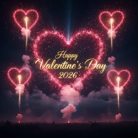 Happy Valentines Day 2026 Background Image - Free Happy Valentines Day 2026 Download