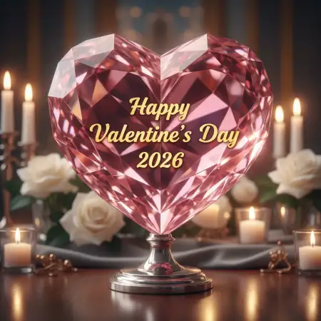 Happy Valentines Day 2026 Heart Illustration - Free Happy Valentines Day 2026 Download