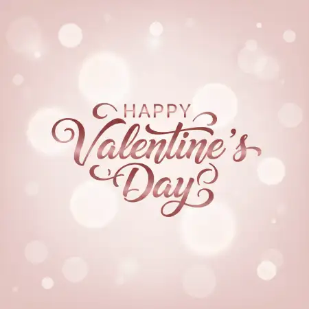 Free Happy Valentines Day Couple Illustration Background Download