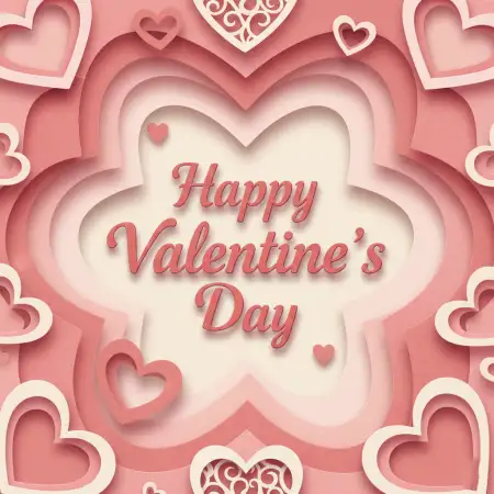 Free Happy Valentines Day Flyer Design Background Download