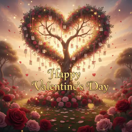 Free Happy Valentines Day Love Art 2 Background Download