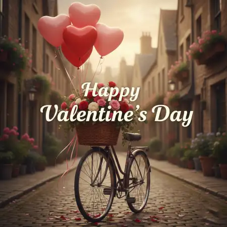 Free Happy Valentines Day Marketing Creatives Background Download