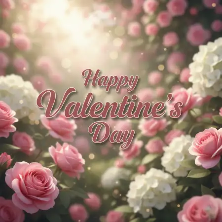 Free Happy Valentines Day Realistic Images Background Download