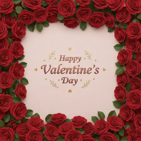 Free Happy Valentines Day Rose Images Background Download