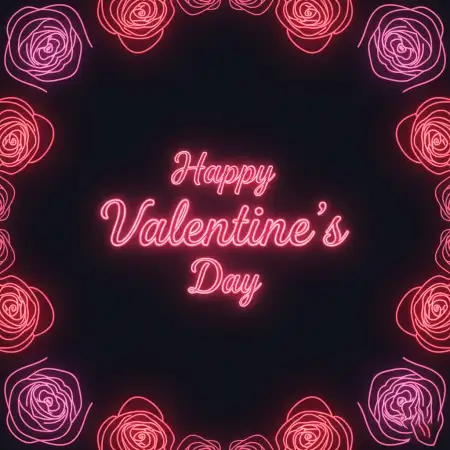 Free Happy Valentines Day Rose Wallpaper Background Download