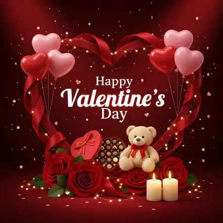 Free Happy Valentines Day Sms 2 Background Download