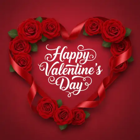Free Happy Valentines Day Transparent Png Elements Hearts Roses 2 Background Download