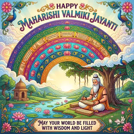 happy valmiki jayanti 2026 beautiful wishes for family