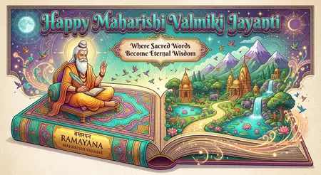 happy valmiki jayanti 2026 sacred scripture illustration