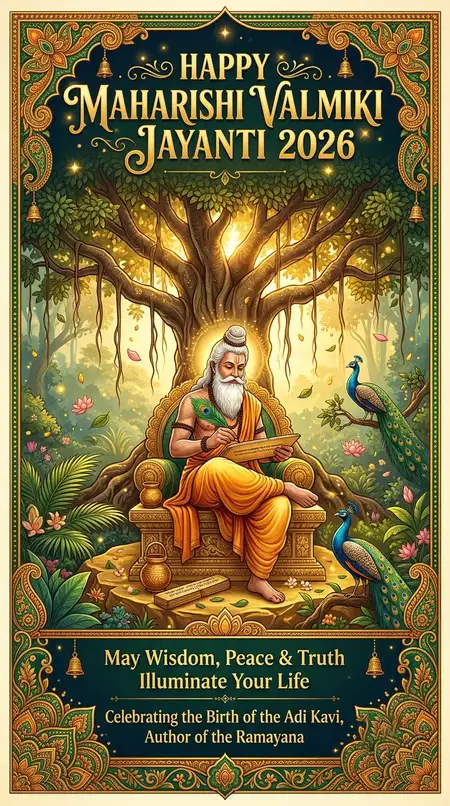 Happy Valmiki Jayanti 2026