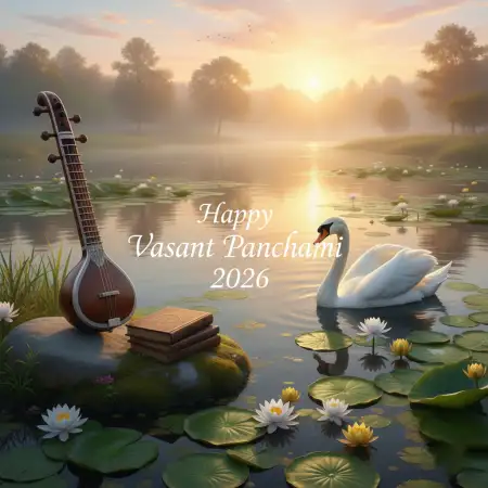 Happy Vasant Panchami 2026 Creative Images - Free Happy Vasant Panchami 2026 Download